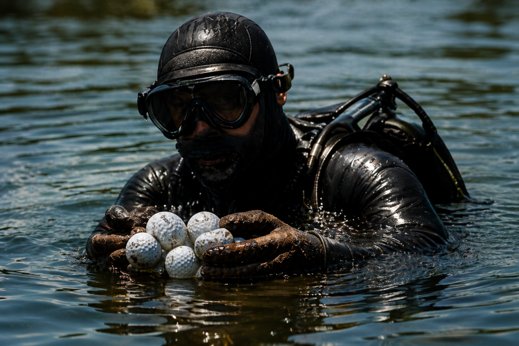 lakeballs golfbälle tauchen